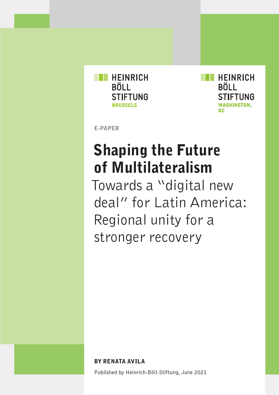 Shaping The Future Of Multilateralism Towards A digital New Deal 